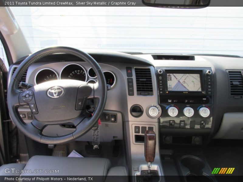 Silver Sky Metallic / Graphite Gray 2011 Toyota Tundra Limited CrewMax