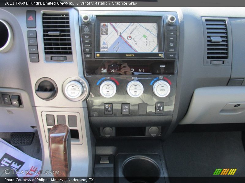 Silver Sky Metallic / Graphite Gray 2011 Toyota Tundra Limited CrewMax