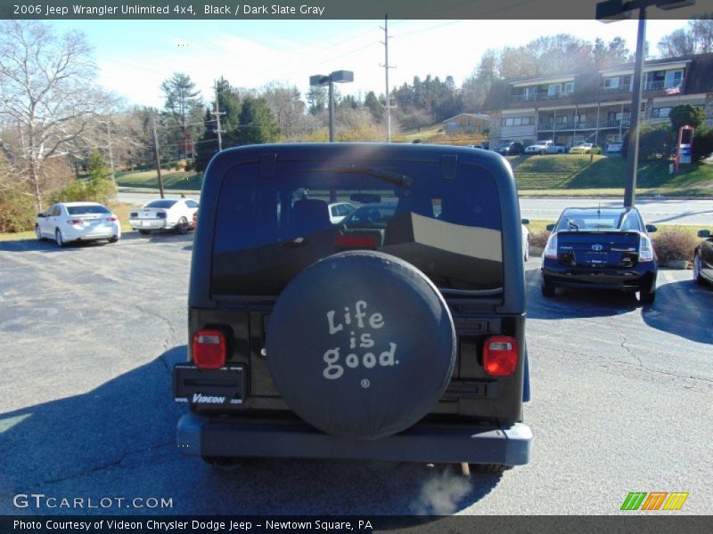 Black / Dark Slate Gray 2006 Jeep Wrangler Unlimited 4x4