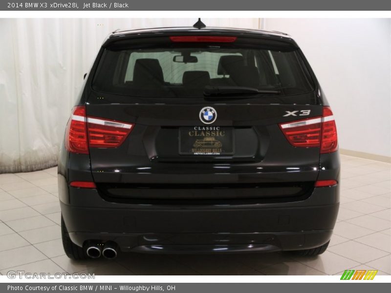 Jet Black / Black 2014 BMW X3 xDrive28i