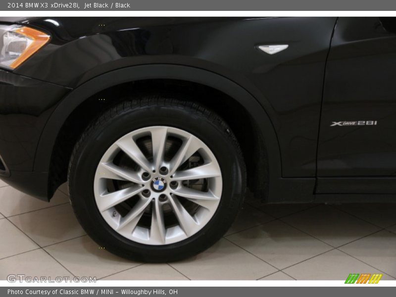 Jet Black / Black 2014 BMW X3 xDrive28i