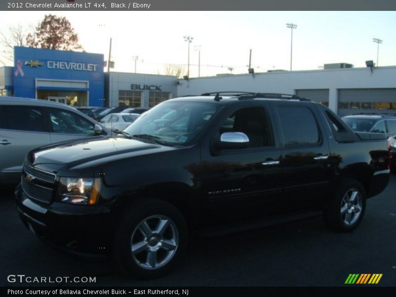 Black / Ebony 2012 Chevrolet Avalanche LT 4x4