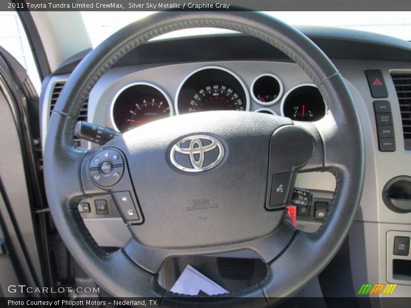 Silver Sky Metallic / Graphite Gray 2011 Toyota Tundra Limited CrewMax