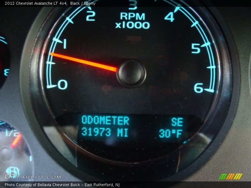 Black / Ebony 2012 Chevrolet Avalanche LT 4x4