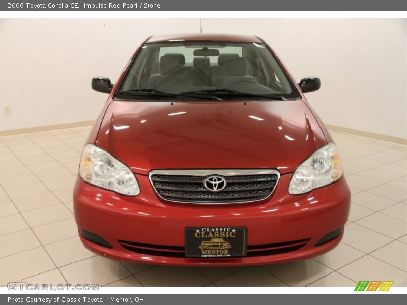 Impulse Red Pearl / Stone 2006 Toyota Corolla CE