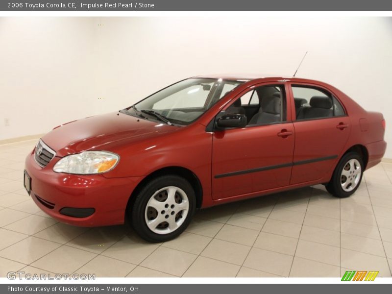 Impulse Red Pearl / Stone 2006 Toyota Corolla CE