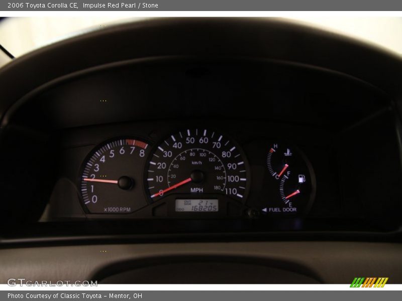 Impulse Red Pearl / Stone 2006 Toyota Corolla CE