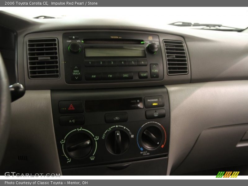 Impulse Red Pearl / Stone 2006 Toyota Corolla CE