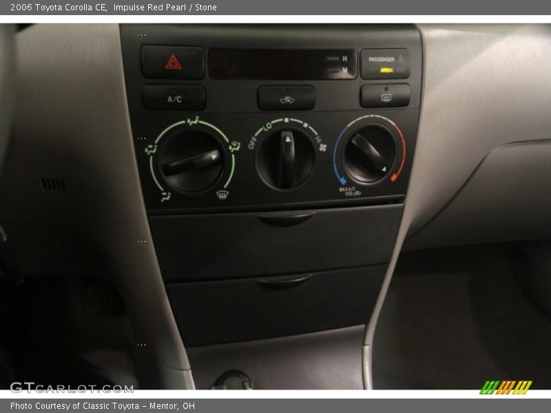 Impulse Red Pearl / Stone 2006 Toyota Corolla CE