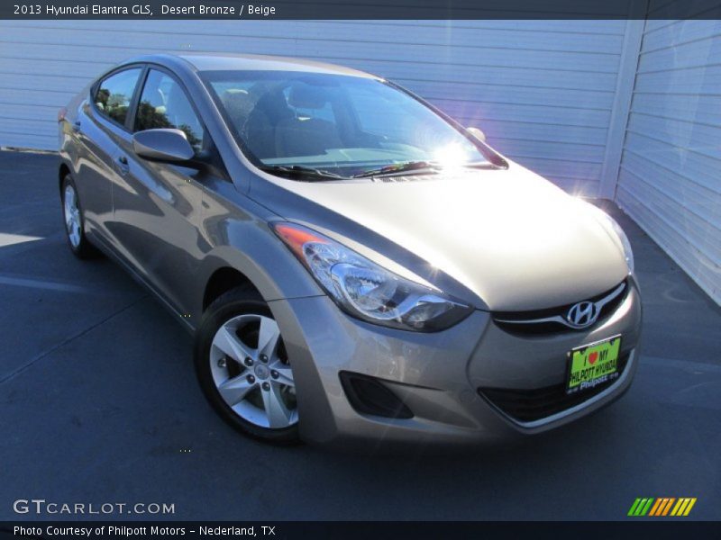 Desert Bronze / Beige 2013 Hyundai Elantra GLS