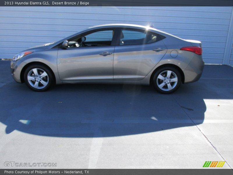 Desert Bronze / Beige 2013 Hyundai Elantra GLS