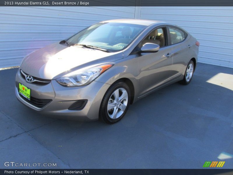 Desert Bronze / Beige 2013 Hyundai Elantra GLS