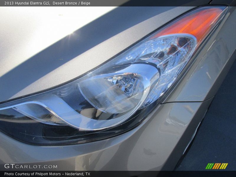 Desert Bronze / Beige 2013 Hyundai Elantra GLS