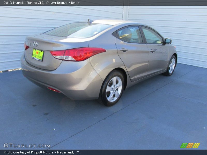 Desert Bronze / Beige 2013 Hyundai Elantra GLS
