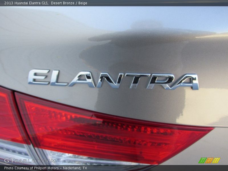 Desert Bronze / Beige 2013 Hyundai Elantra GLS