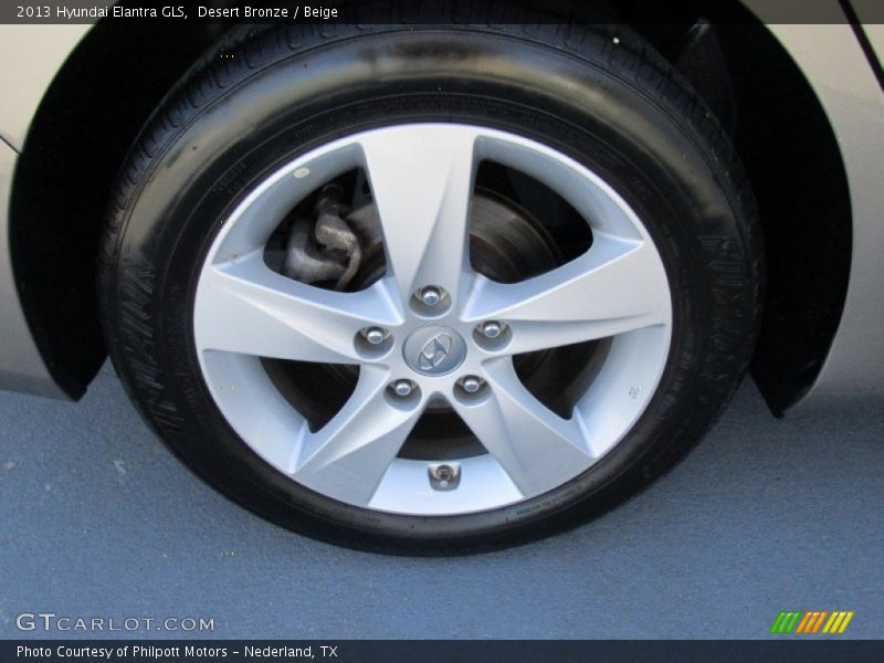 Desert Bronze / Beige 2013 Hyundai Elantra GLS