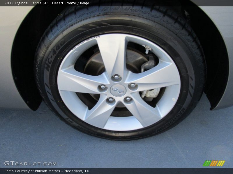Desert Bronze / Beige 2013 Hyundai Elantra GLS