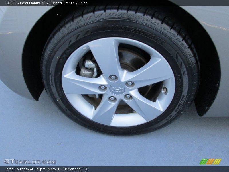 Desert Bronze / Beige 2013 Hyundai Elantra GLS