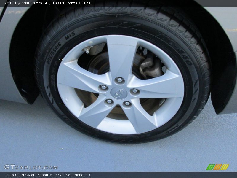 Desert Bronze / Beige 2013 Hyundai Elantra GLS