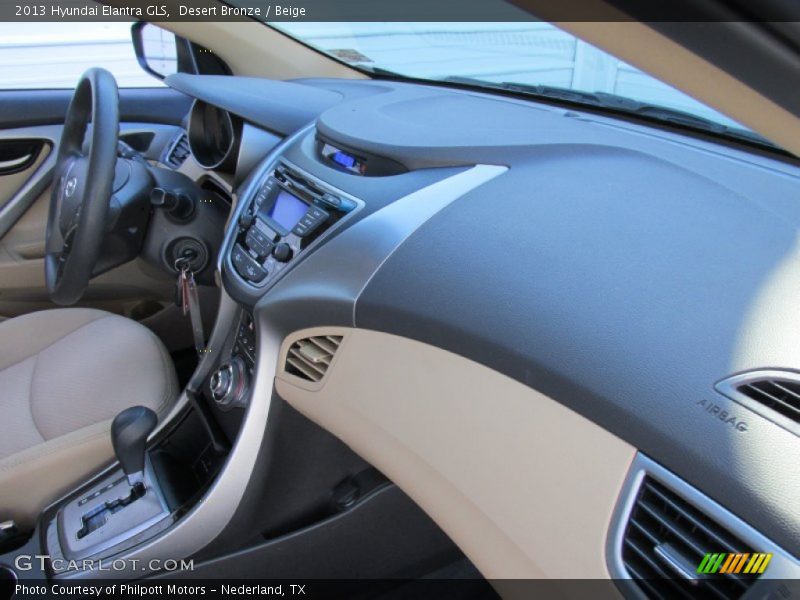 Desert Bronze / Beige 2013 Hyundai Elantra GLS