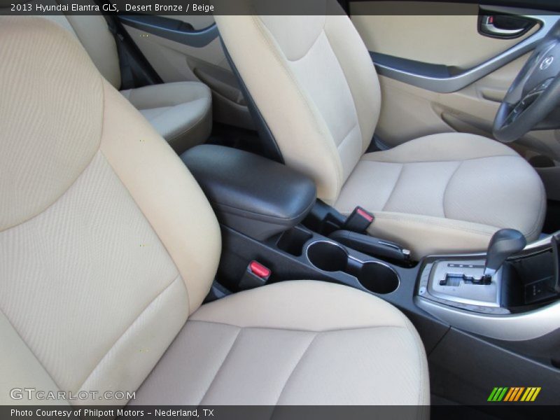 Desert Bronze / Beige 2013 Hyundai Elantra GLS
