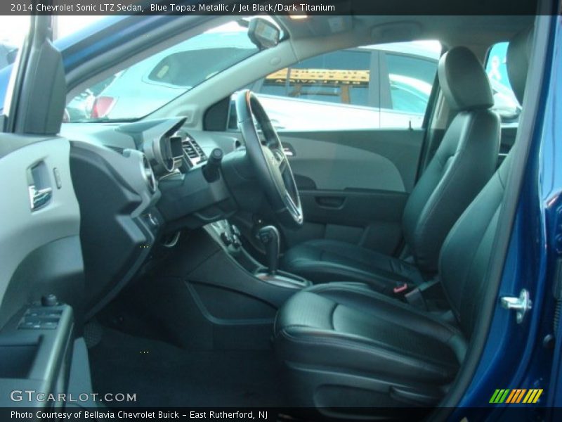 Blue Topaz Metallic / Jet Black/Dark Titanium 2014 Chevrolet Sonic LTZ Sedan