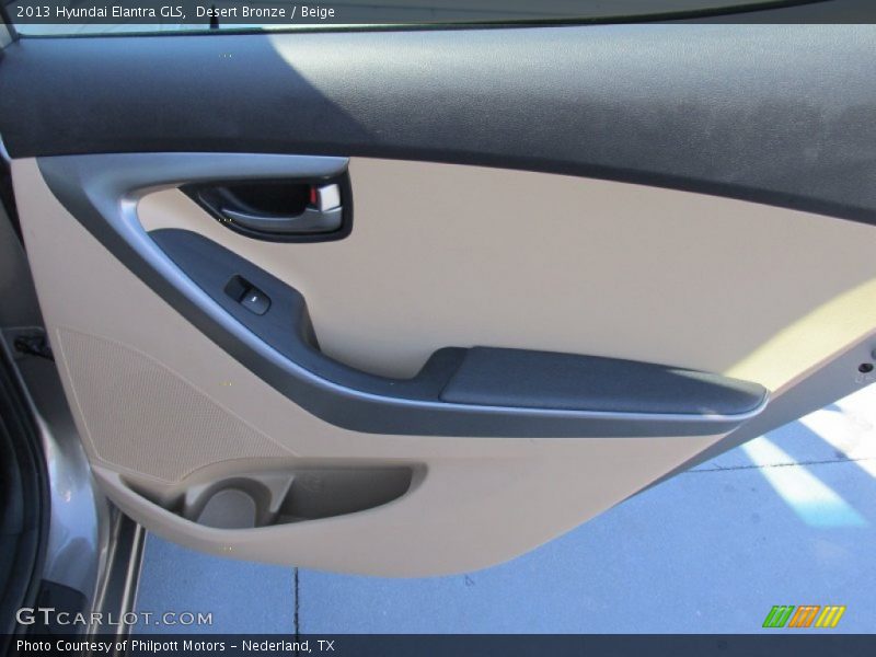 Desert Bronze / Beige 2013 Hyundai Elantra GLS