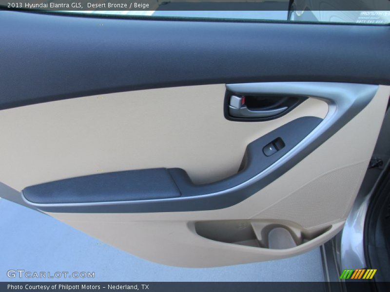 Desert Bronze / Beige 2013 Hyundai Elantra GLS