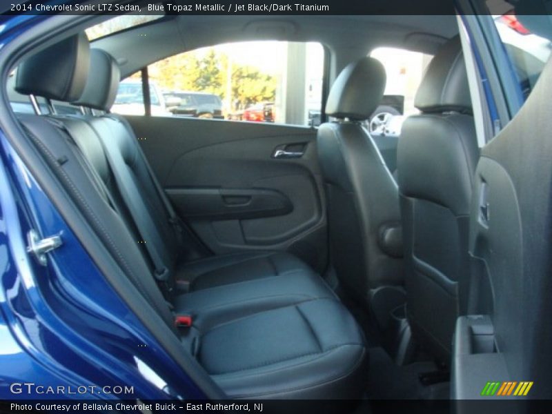Blue Topaz Metallic / Jet Black/Dark Titanium 2014 Chevrolet Sonic LTZ Sedan