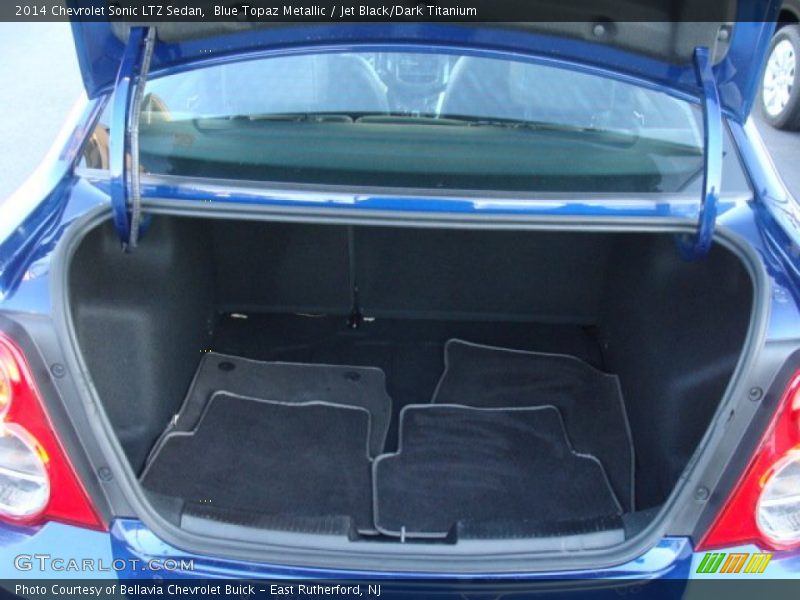 Blue Topaz Metallic / Jet Black/Dark Titanium 2014 Chevrolet Sonic LTZ Sedan