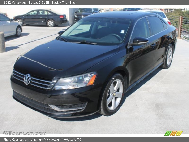 Black / Titan Black 2012 Volkswagen Passat 2.5L SE
