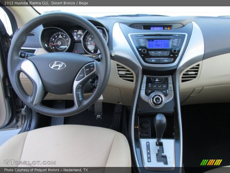 Desert Bronze / Beige 2013 Hyundai Elantra GLS