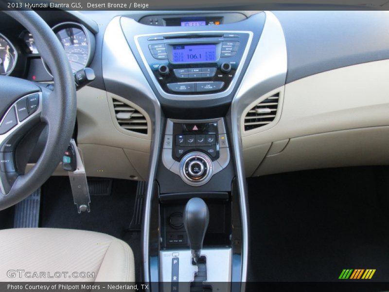Desert Bronze / Beige 2013 Hyundai Elantra GLS