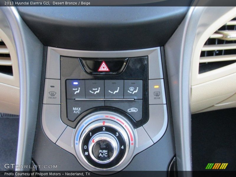 Desert Bronze / Beige 2013 Hyundai Elantra GLS