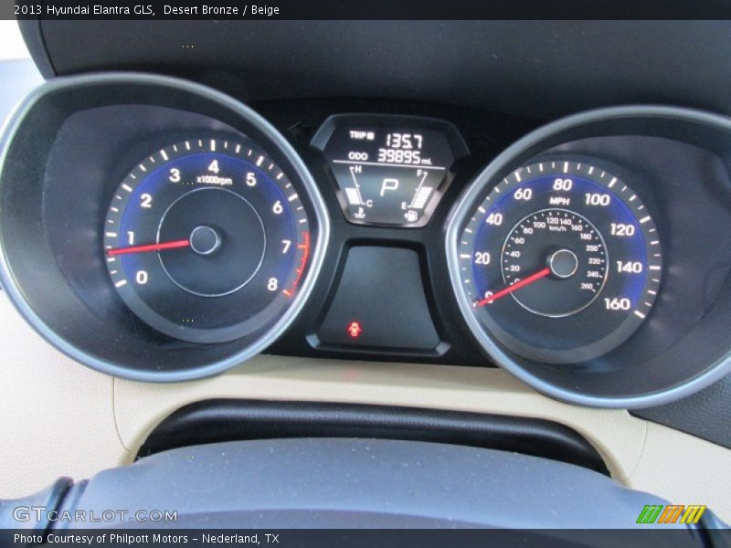 Desert Bronze / Beige 2013 Hyundai Elantra GLS