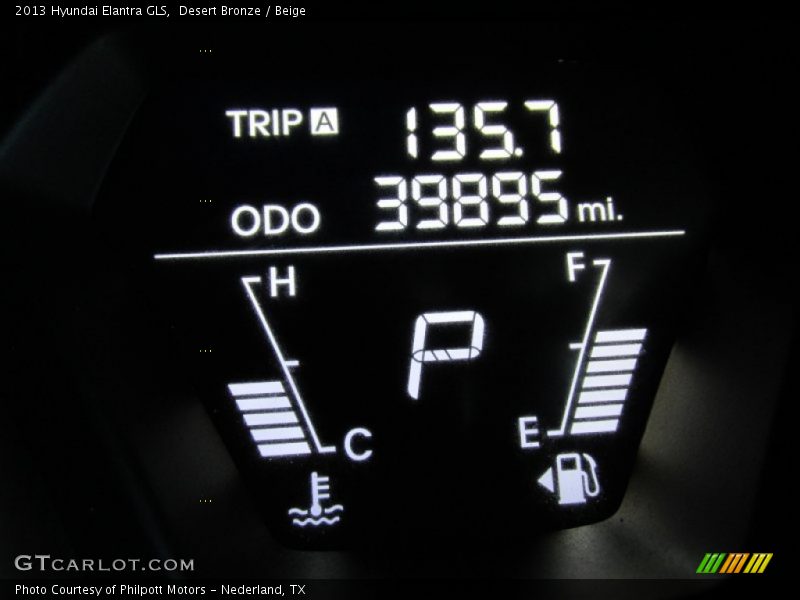 Desert Bronze / Beige 2013 Hyundai Elantra GLS