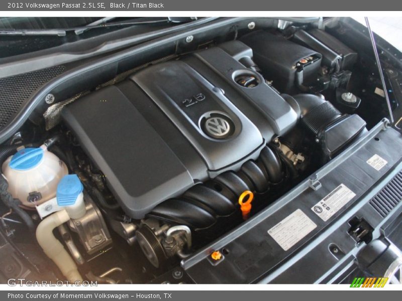 Black / Titan Black 2012 Volkswagen Passat 2.5L SE