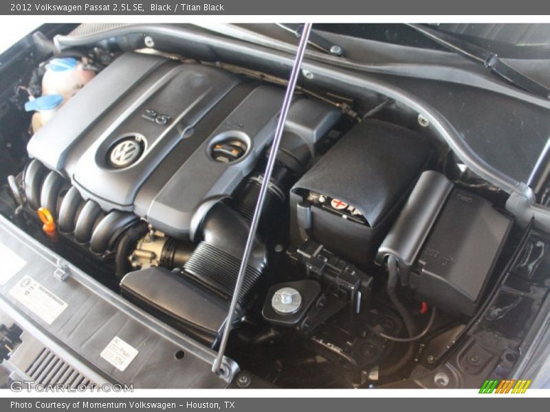 Black / Titan Black 2012 Volkswagen Passat 2.5L SE