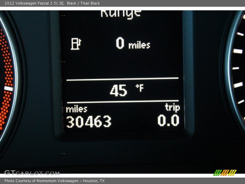 Black / Titan Black 2012 Volkswagen Passat 2.5L SE