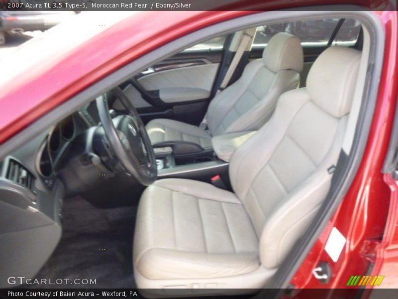 Moroccan Red Pearl / Ebony/Silver 2007 Acura TL 3.5 Type-S