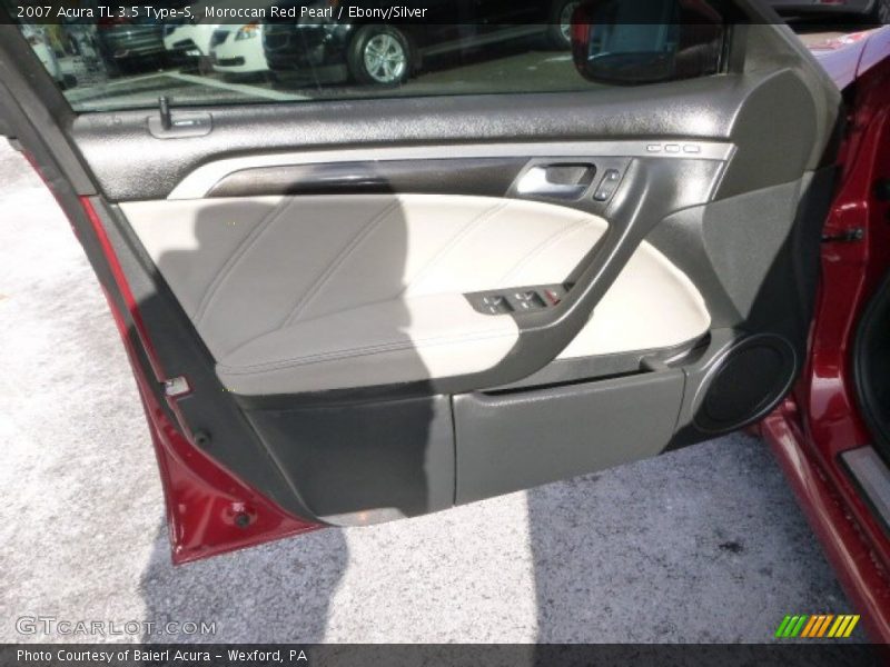Moroccan Red Pearl / Ebony/Silver 2007 Acura TL 3.5 Type-S