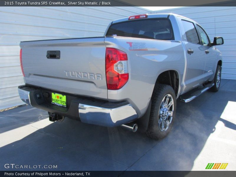 Silver Sky Metallic / Black 2015 Toyota Tundra SR5 CrewMax
