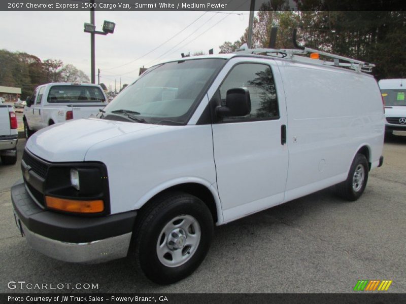 Summit White / Medium Pewter 2007 Chevrolet Express 1500 Cargo Van