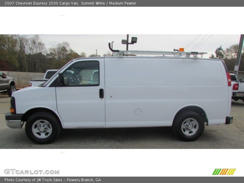 Summit White / Medium Pewter 2007 Chevrolet Express 1500 Cargo Van