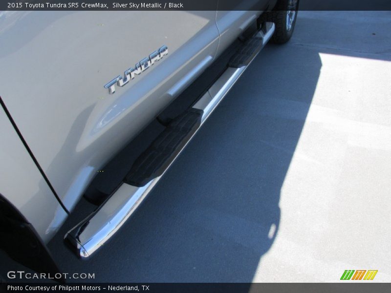Silver Sky Metallic / Black 2015 Toyota Tundra SR5 CrewMax