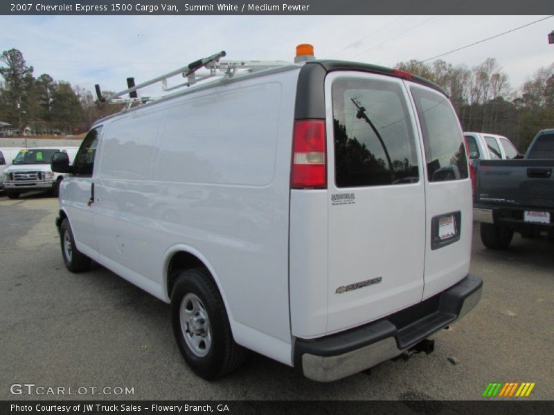 Summit White / Medium Pewter 2007 Chevrolet Express 1500 Cargo Van