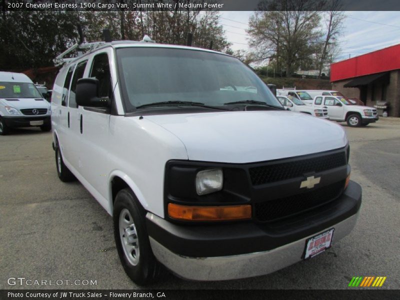 Summit White / Medium Pewter 2007 Chevrolet Express 1500 Cargo Van