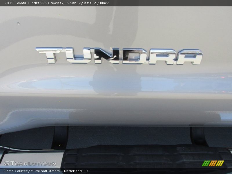 Silver Sky Metallic / Black 2015 Toyota Tundra SR5 CrewMax