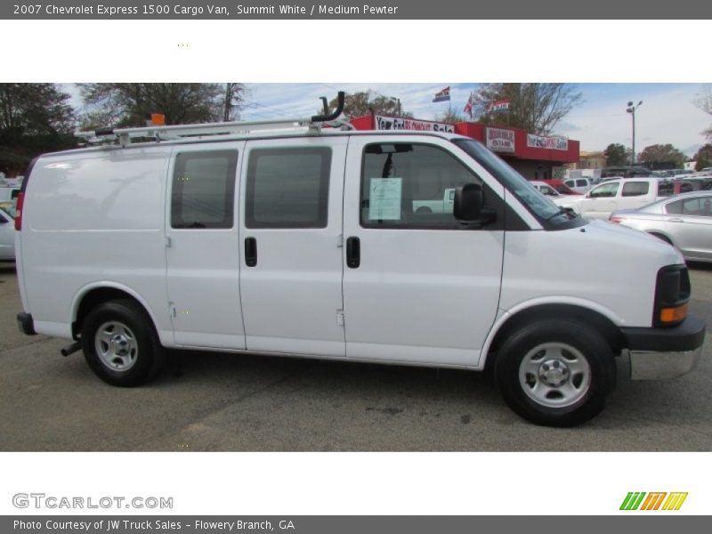 Summit White / Medium Pewter 2007 Chevrolet Express 1500 Cargo Van