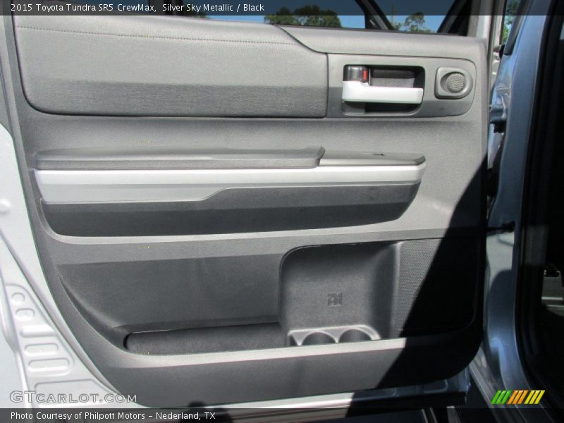 Silver Sky Metallic / Black 2015 Toyota Tundra SR5 CrewMax